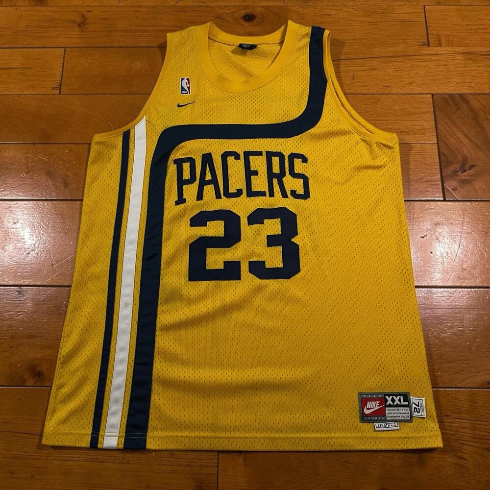 Vintage Ron Artest #23 Indiana Pacers Nike Rewind Swingman Jersey XXL +2 Retro